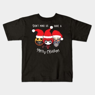 Monsters also celebrate Christmas Kids T-Shirt